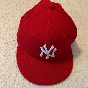 59 Fifty New York Yankees Hat Red